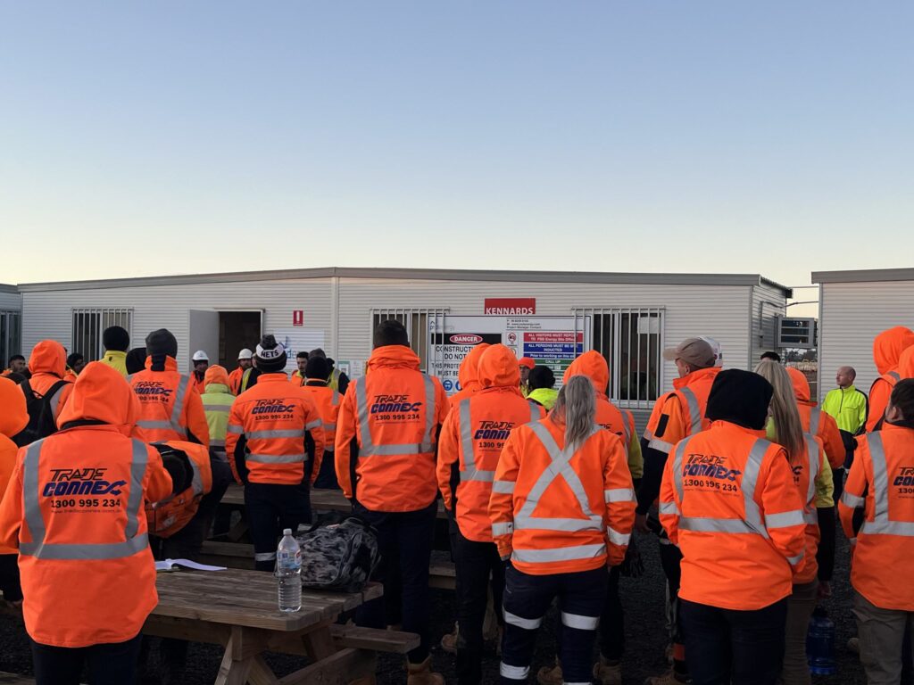 TradeConnex recruits on site at West Wyalong Solar Farm