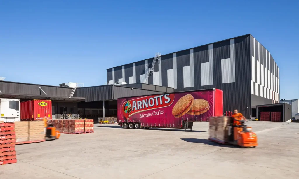 TradeConnex site team at Arnott’s automated distribution centre in NSW