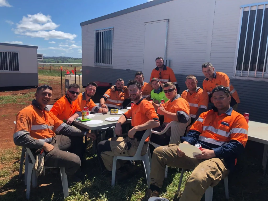 TradeConnex crew supporting solar construction at Wellington North Solar Farm