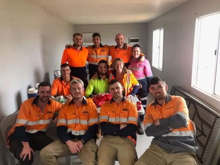 TradeConnex workers on the Wellington North Solar Farm project in New South Wales