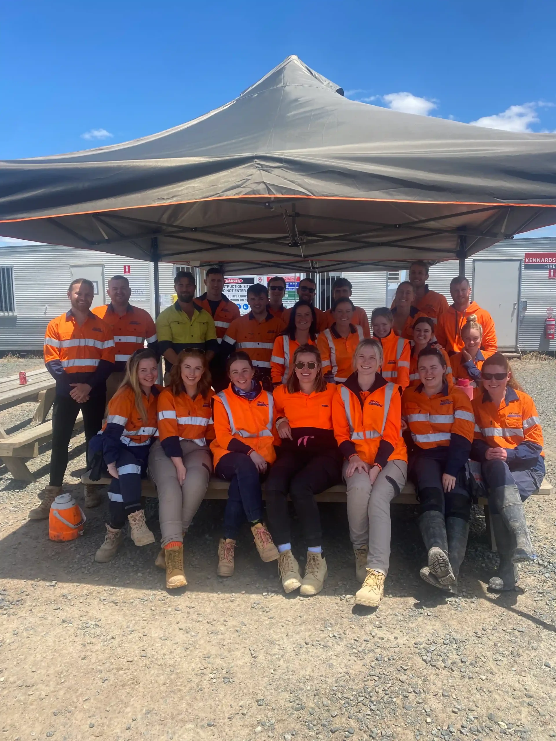 TradeConnex workers on site