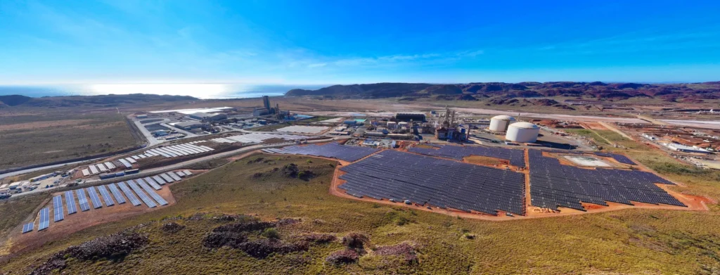 aerial shot of the yuri renewable hydrogen project in western australia that tradeconnex supported on