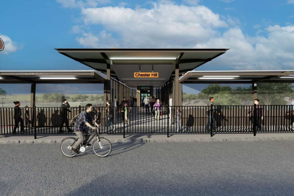 Chester Hill Station Upgrade artist impression, NSW - TradeConnex